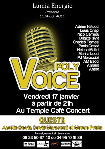 "Poly  Voice", le spectacle : Réservez vos places !