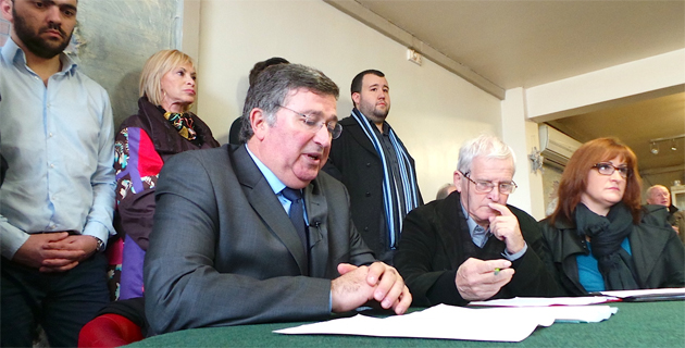 Jean-Louis Milani, René Pasquali et Marie-Pierre D'Ulivo