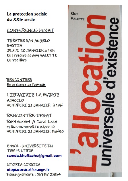 "La protection sociale du XXIe siècle" conférences-débats à Bastia et à Ajaccio