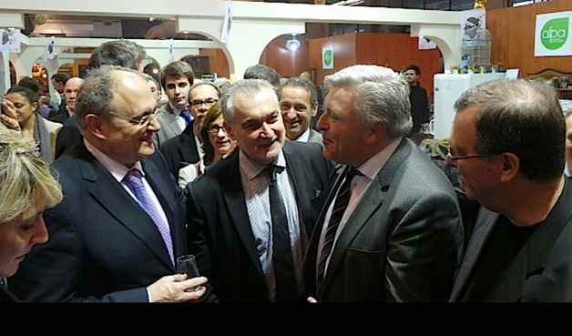 Frédéric Cuvillier lors d'une récente rencontre avec Paul Giacobbi