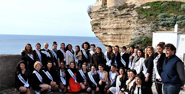 Les candidates au titre de Miss Prestige National 2014  à l’assaut de Bonifacio !