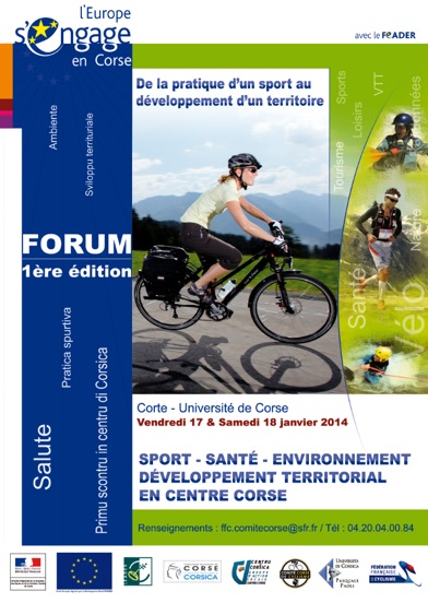 Corte : Premier forum "Sport Santé Environnement Développement Territorial en Centre Corse"