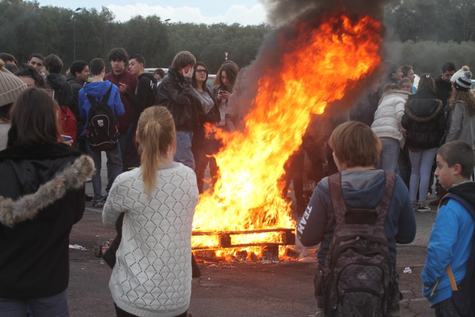 Nouvelle manifestation des lycéens du Fium'orbu