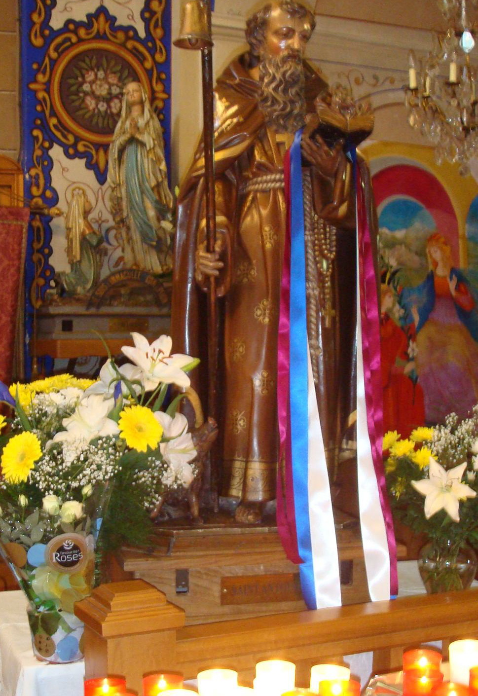 Sant'Antoni honoré en la paroisse de San Gavinu (Photo SG).