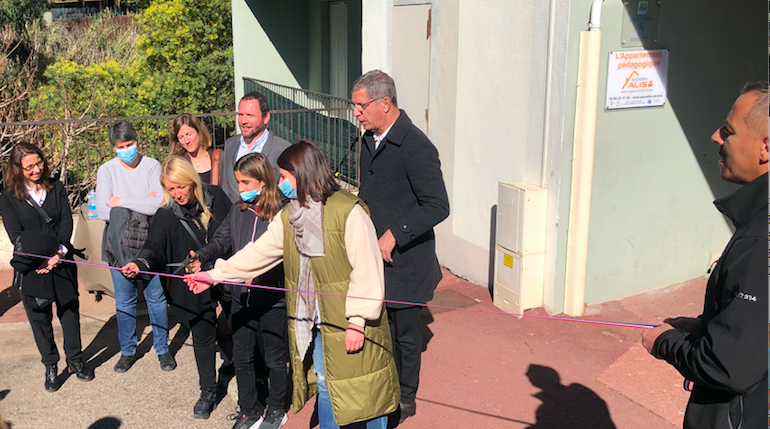 L'inauguration en présence du maire, Pierre Savelli
