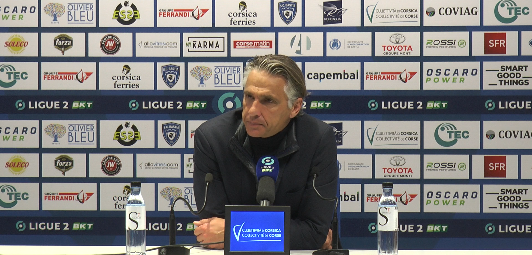 VIDEO - Régis Brouard (SC Bastia) : "on n'avait pas les moyens de faire mieux"