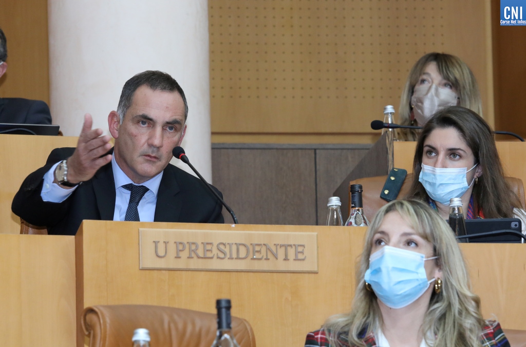 Gilles Simeoni, président du Conseil exécutif de la Collectivité de Corse. Photo Michel Luccioni.