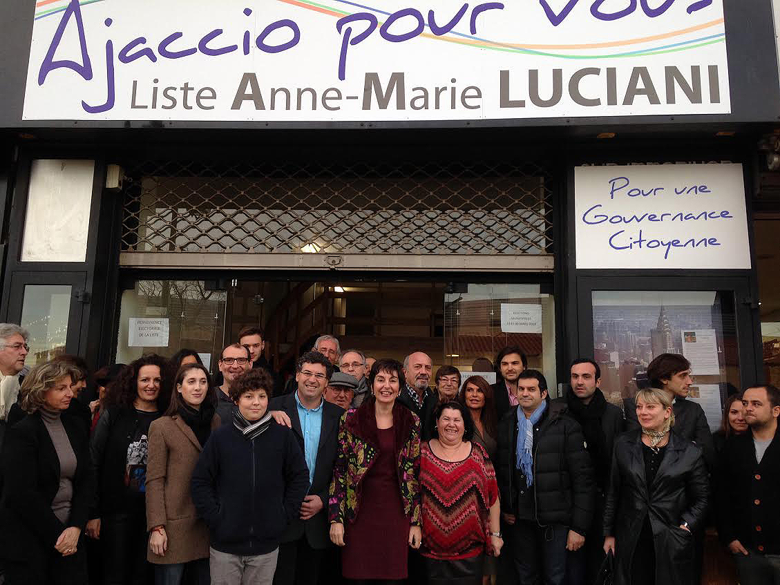 Anne-Marie Luciani a inauguré sa permanence « Ajaccio pour vous »