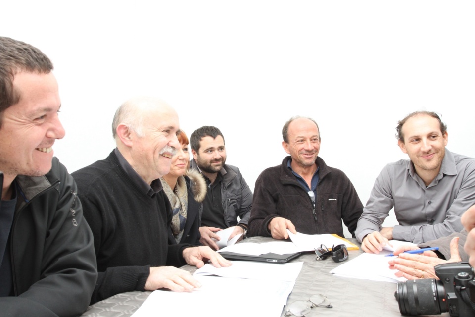 Une conférence de presse où la bonne humeur était visible. (Photo Stéphane Gamant).