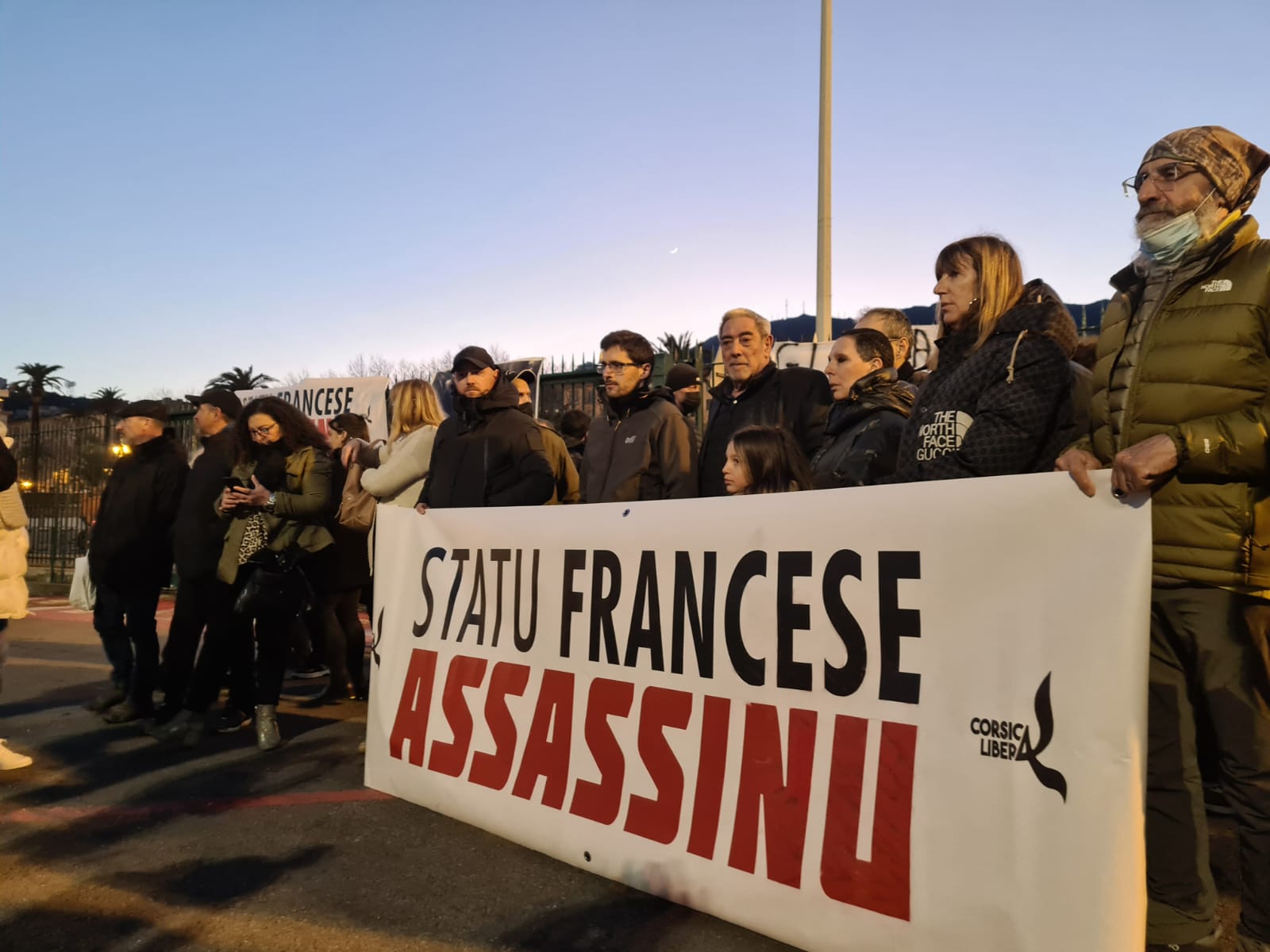 VIDEO - Corsica Libera manifeste sur le port de Bastia