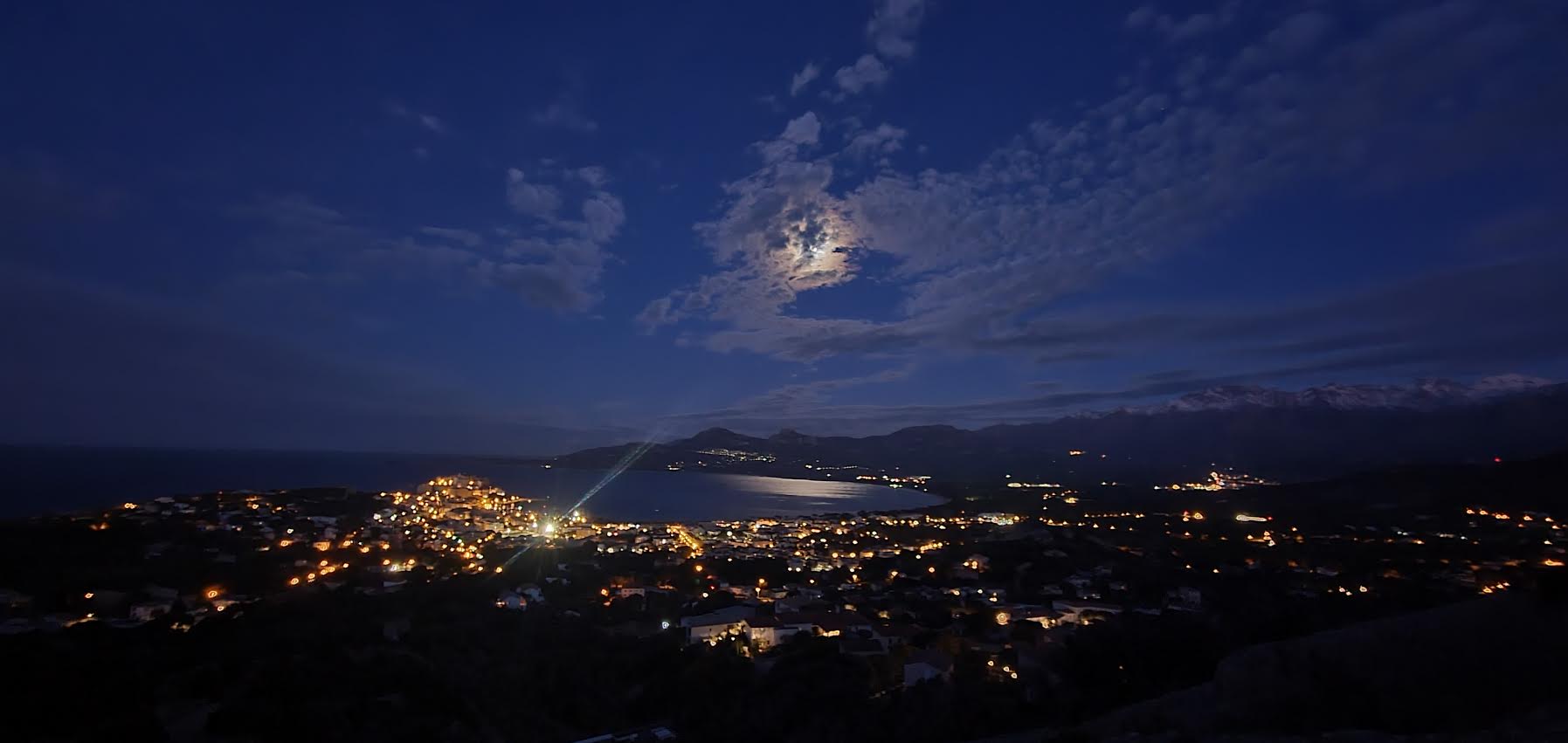 La photo du jour : Calvi by night