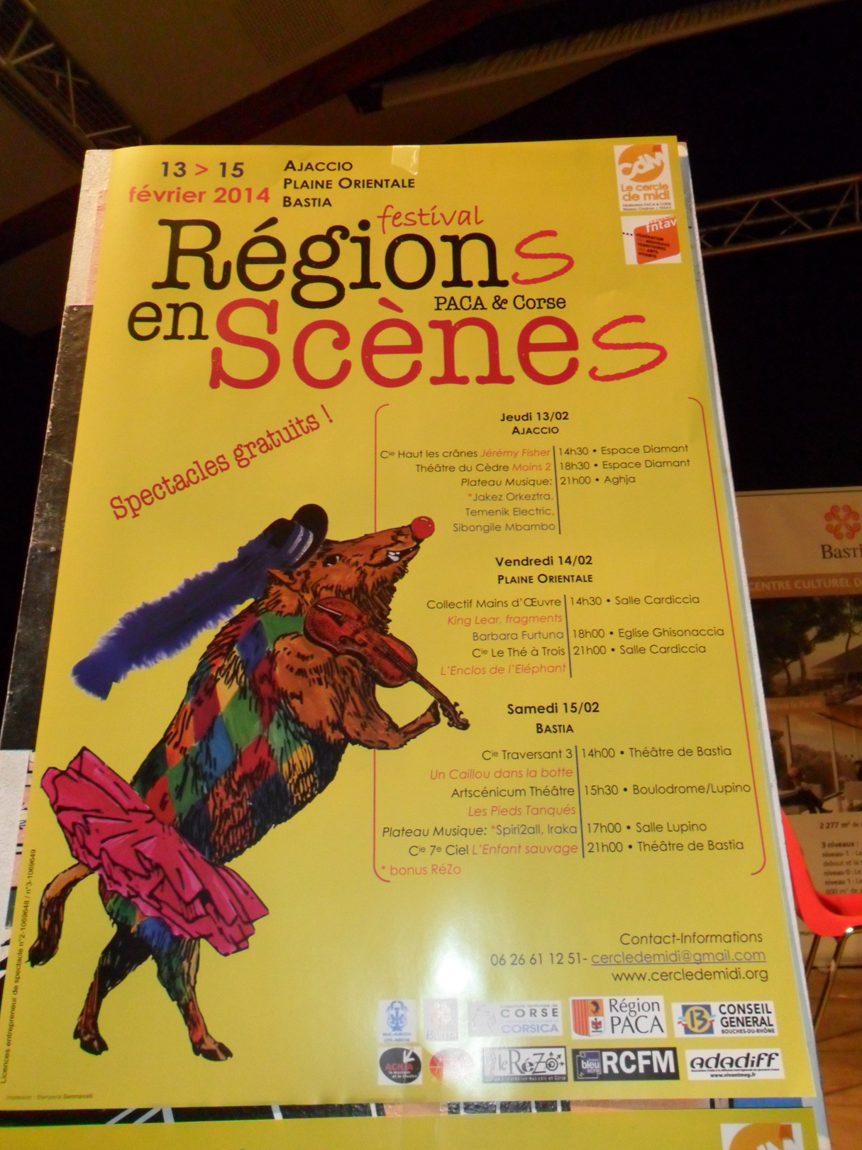 Le Festival Régions en Scènes entre Ajaccio, Bastia et la Plaine Orientale