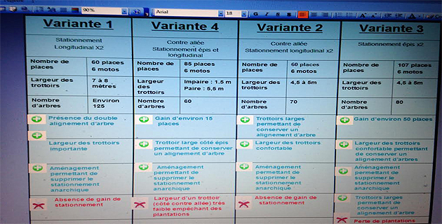 Aménagement du Boulevard Mme Mère à Ajaccio :Les riverains ont le choix