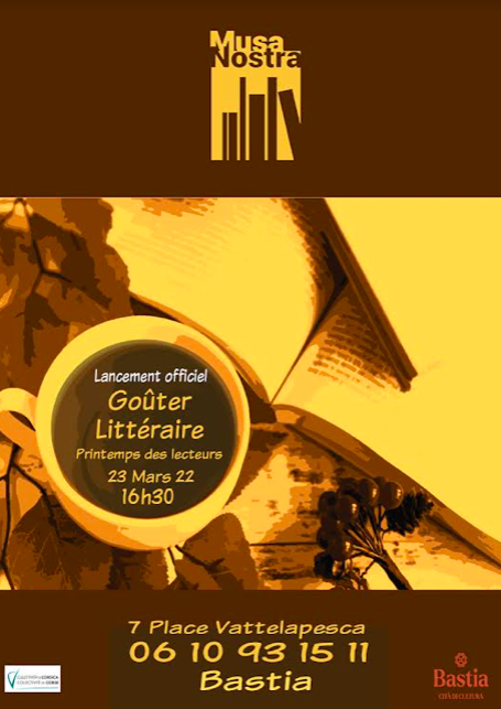 A Bastia, Musanostra organise son  premier goûter littéraire