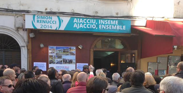 Ajaccio : La permanence de campagne de Simon Renucci inaugurée