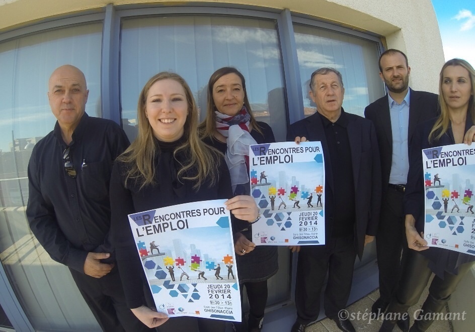 Les différents acteurs des rencontres pour l'emploi. (Photo Stéphane Gamant).