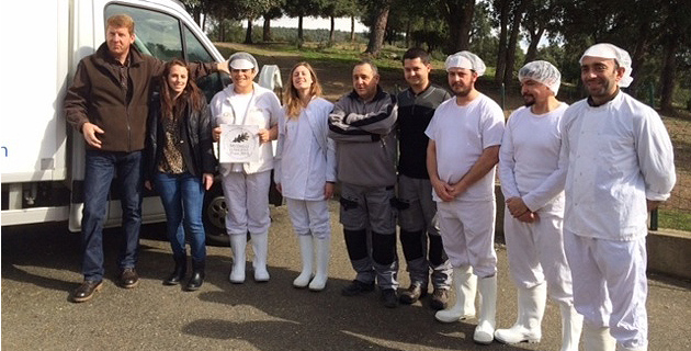 Victoire d'équipe pour cette médaille d'argent Brocciu de brebis U Tagnone (Photo SG).