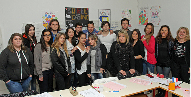 Les stagiaires de la formation au BAFA dans la bonne humeur (Photo SG).