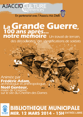 Ajaccio : Rencontre et concert autour de la Grande Guerre