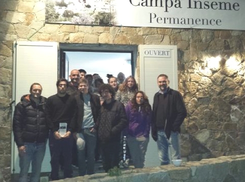 Etienne Suzzoni et la liste "Paese di Lumiu, campà inseme" à la rencontre des jeunes