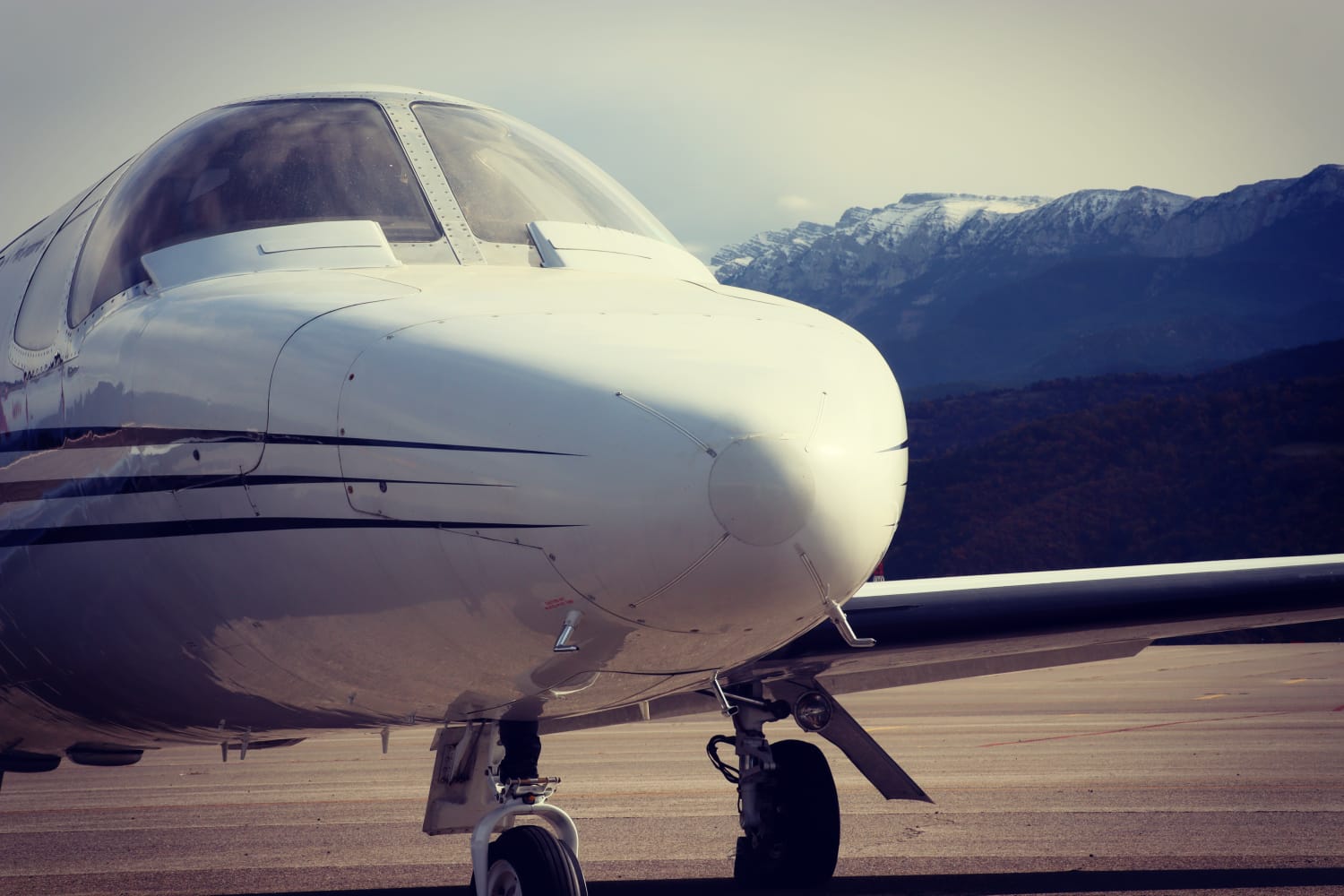 Le Cessna Citation de la compagnie Aria Linea Jet est basé à Bastia. Crédits Photo : Aria Linea Jet.