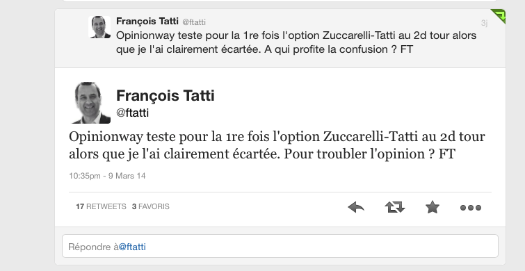Emmanuelle De Gentili sur Twitter : « Pas de replâtrage ! Pas de discussions ! »
