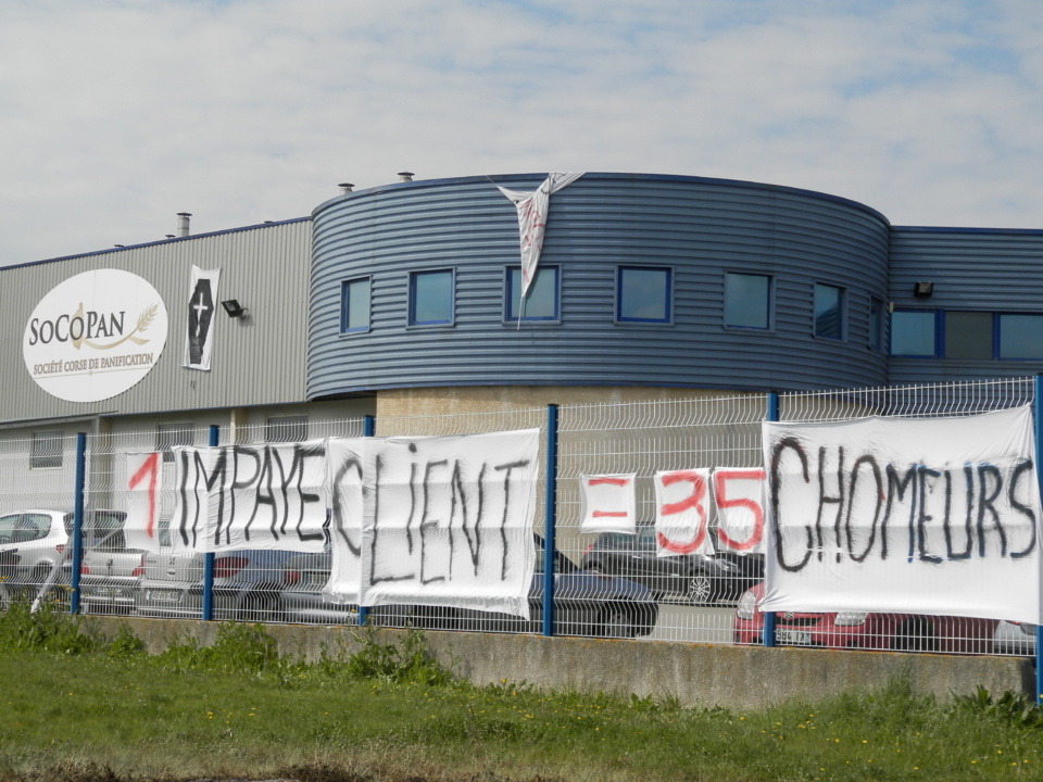 Socopan : Une opération escargot pour tenter de sauver 35 emplois menacés sur Ajaccio