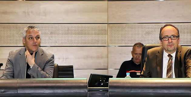 Pierre Siméon de Buochberg (à gauche) et Pierre Guidoni