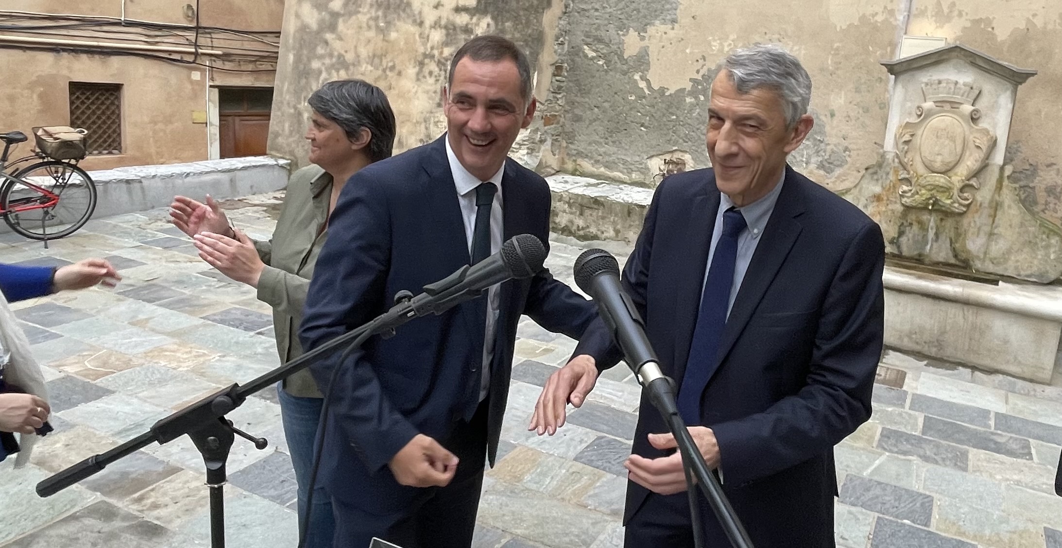 Gilles Simeoni et Michel Castellani. Photo CNI.