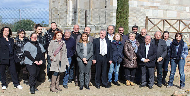 José Galletti entouré par ses colistiers de "Ensemble pour Lucciana, Inseme pè Lucciana"