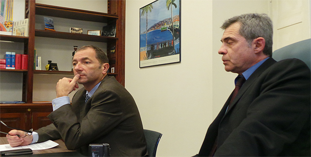 Jean-Luc Lennon et Dominique Alzeari