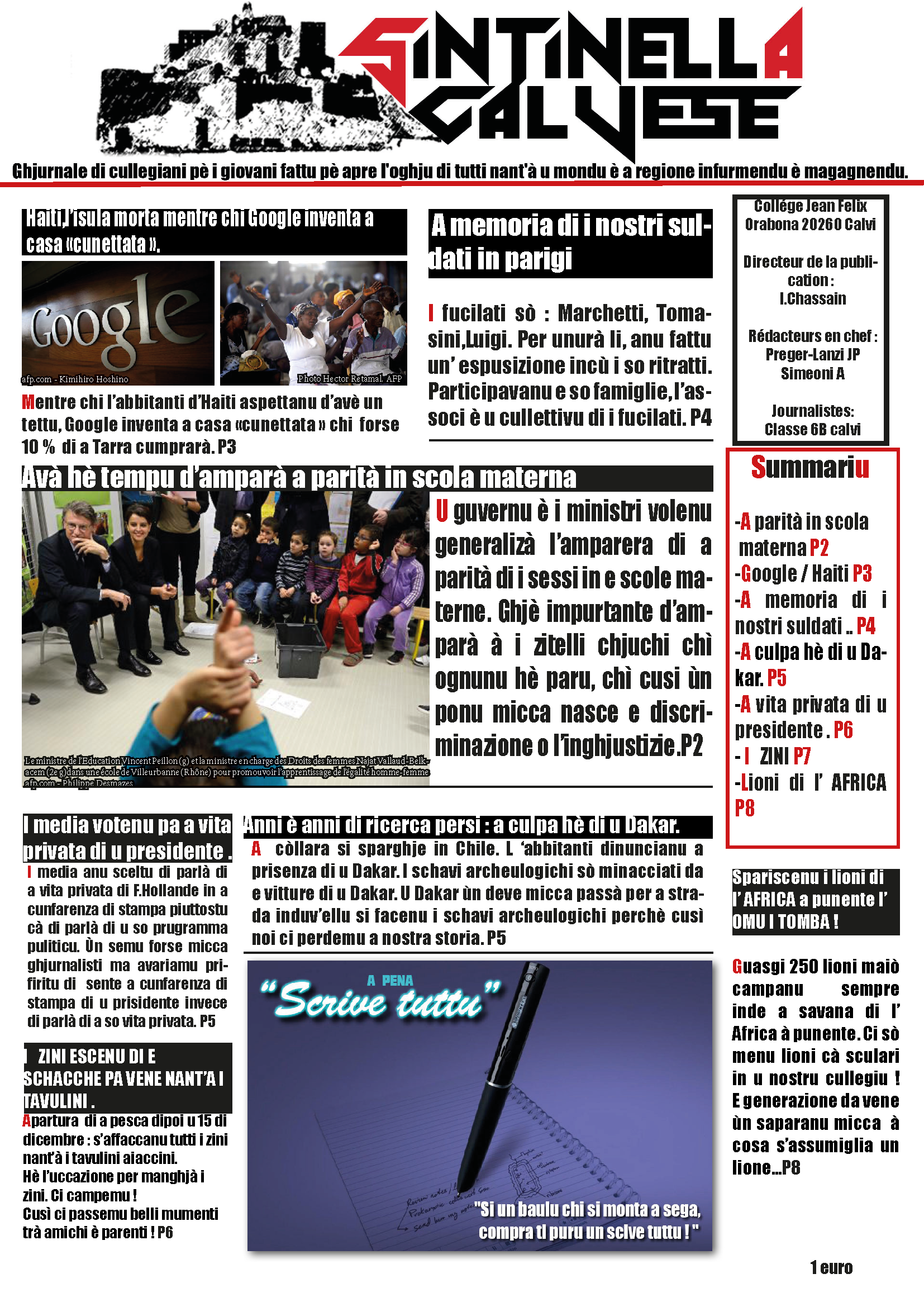 « Faites la Une » : 6 prix décernés, 5 établissements scolaires lauréats