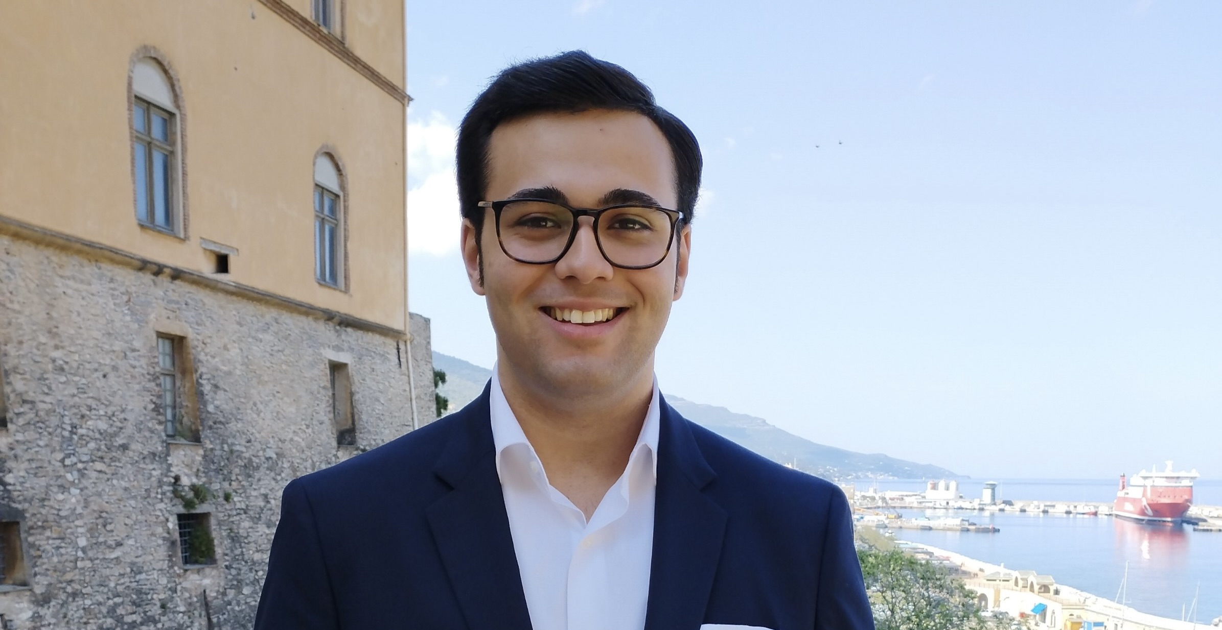 Alexis Fernandez, candidat du Rassemblement national (RN) la 1ère circonscription de Haute-Corse pour les élections législatives des 12 et 19 juin, et benjamin de l’élection.