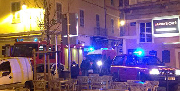 Incendie près du quartier du Marché de Bastia : Deux personnes incommodées