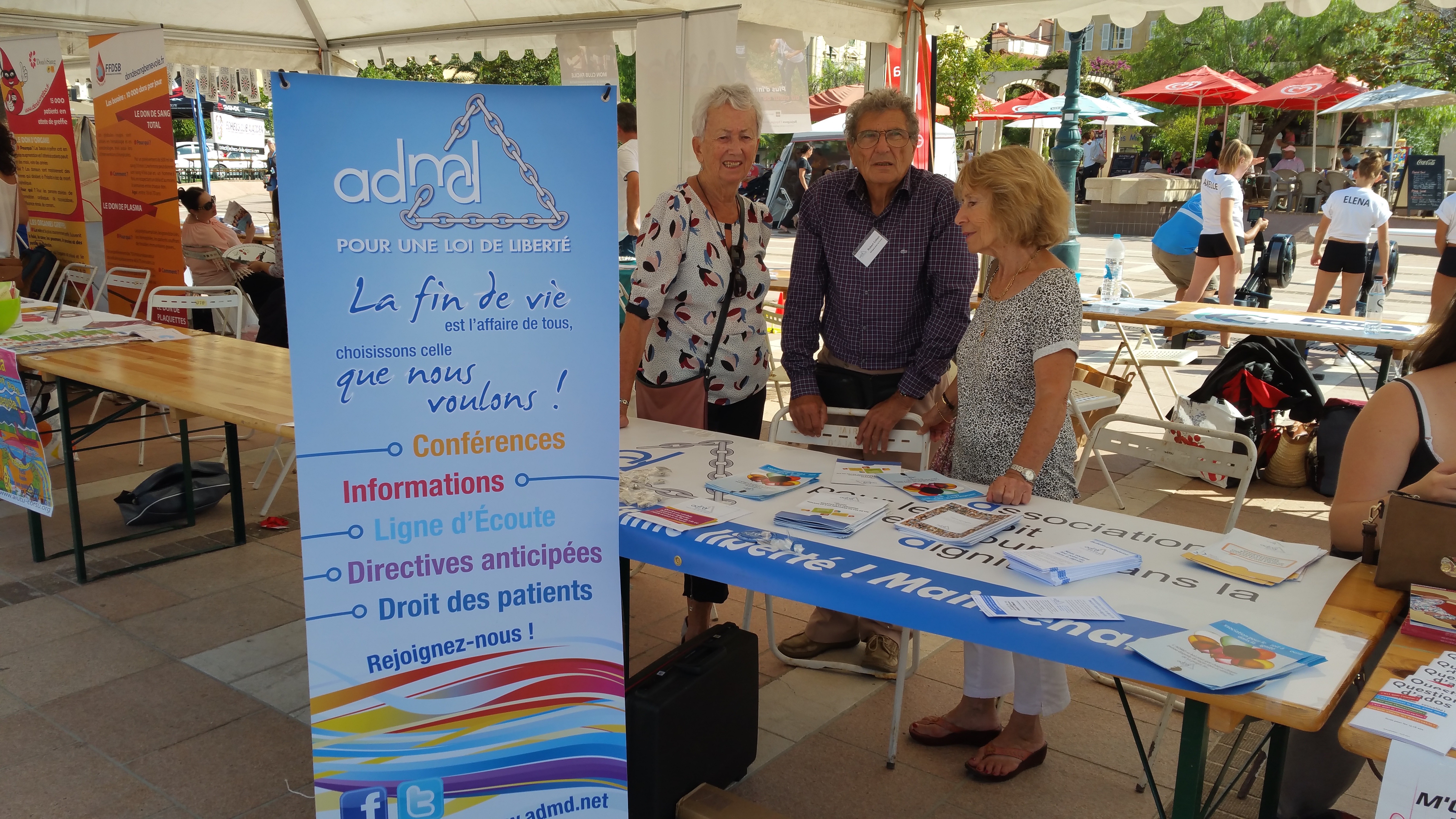 Les membres de l'ADMD de Corse. Crédit : ADMD