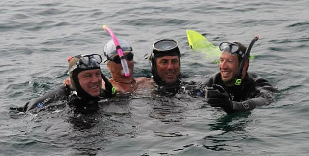 Pascal Olmeta, Thierry Corbalan, Franck Bruno et Alain Bernard