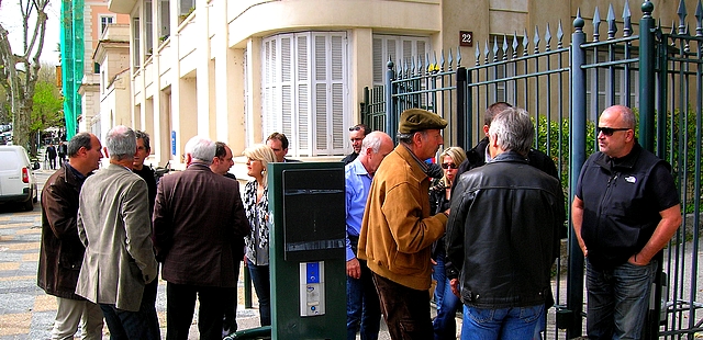 Les représentants syndicaux des entreprises insulaires ont exprimé, jeudi, leurs craintes à Paul Giacobbi. (Photo : Yannis-Christophe Garcia)