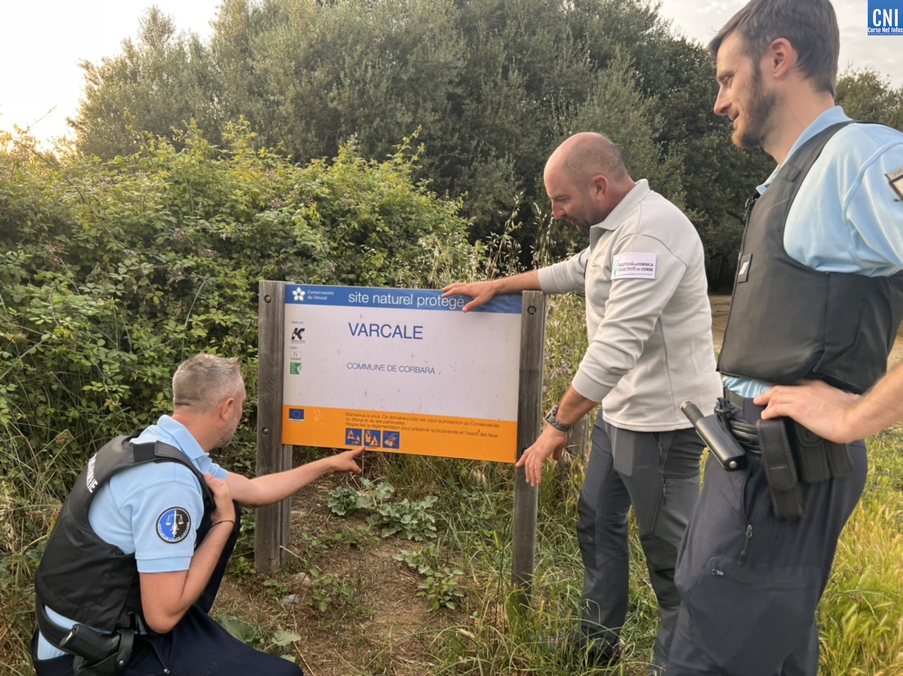 Opération de surveillance et de prévention sur les sites du conservatoire du littoral de Balagne