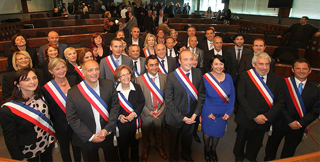 La nouvelle équipe municipale (Photo Marilyne Santi)