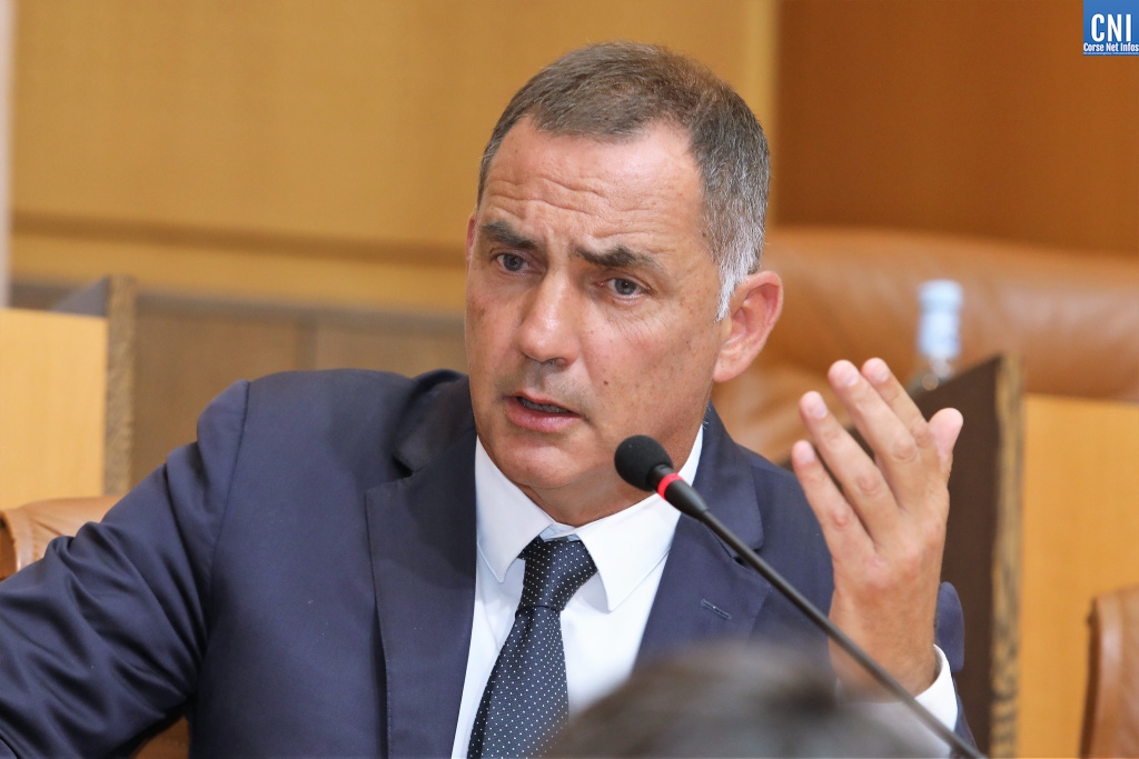 Gilles Simeoni, président du Conseil exécutif de la Collectivité de Corse. Photo Michel Luccioni.