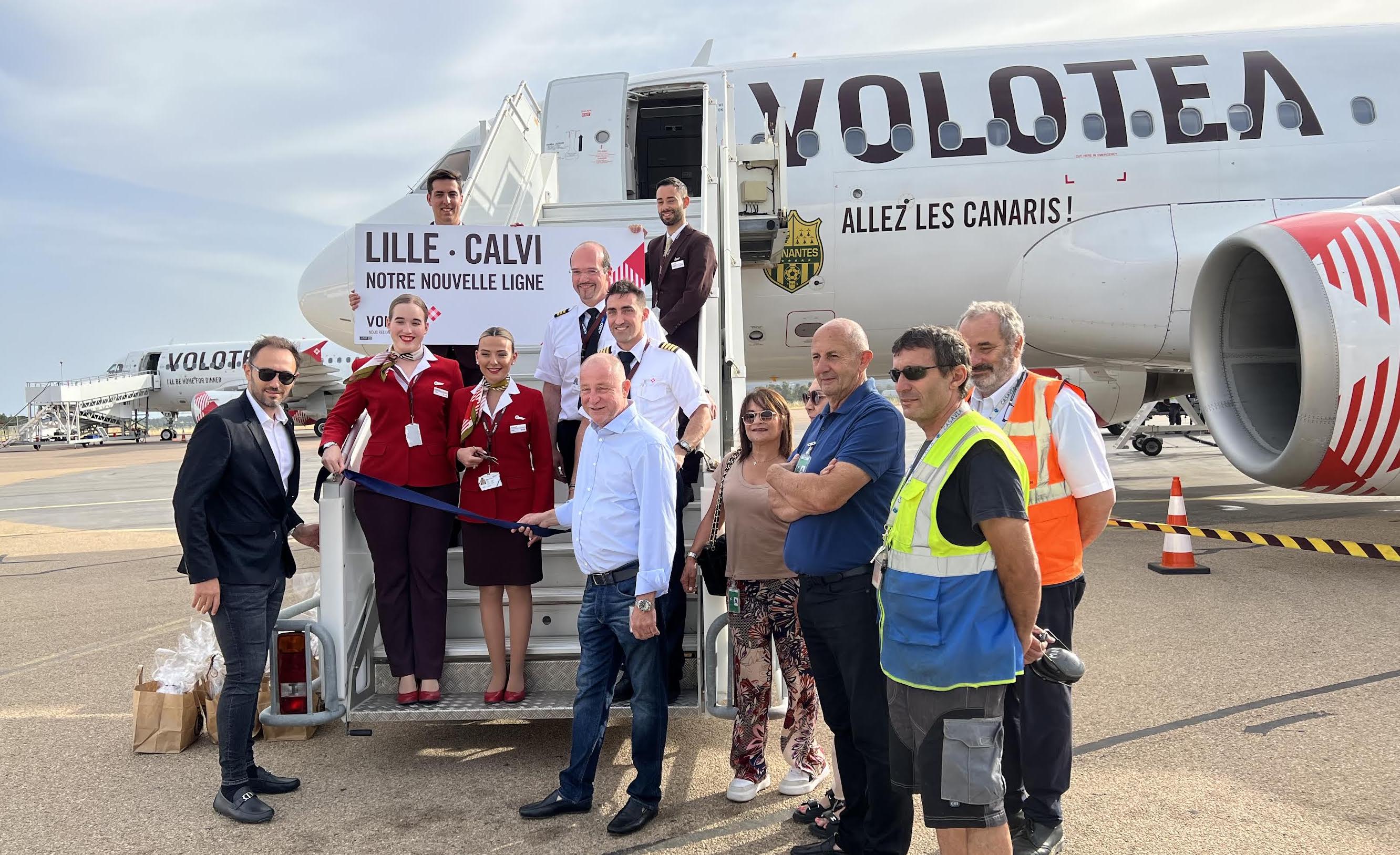 Lille-Calvi : la ligne aérienne a été inaugurée le 4 juin
