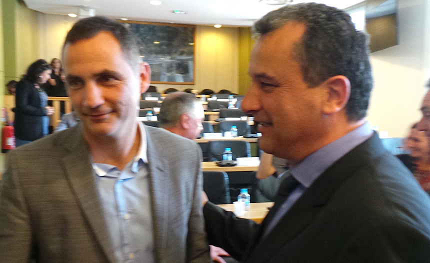 Gilles Simeoni, nouveau maire de Bastia et François Tatti, nouveau président de la CAB.