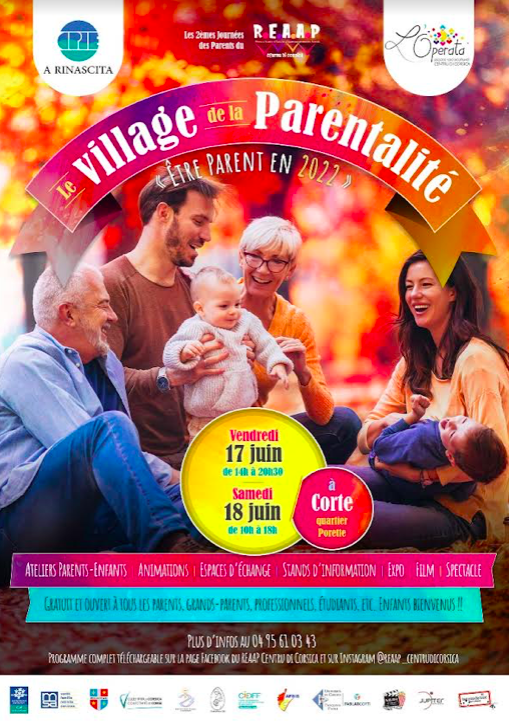 Le village de la parentalité revient à Corte les 17 et 18 juin