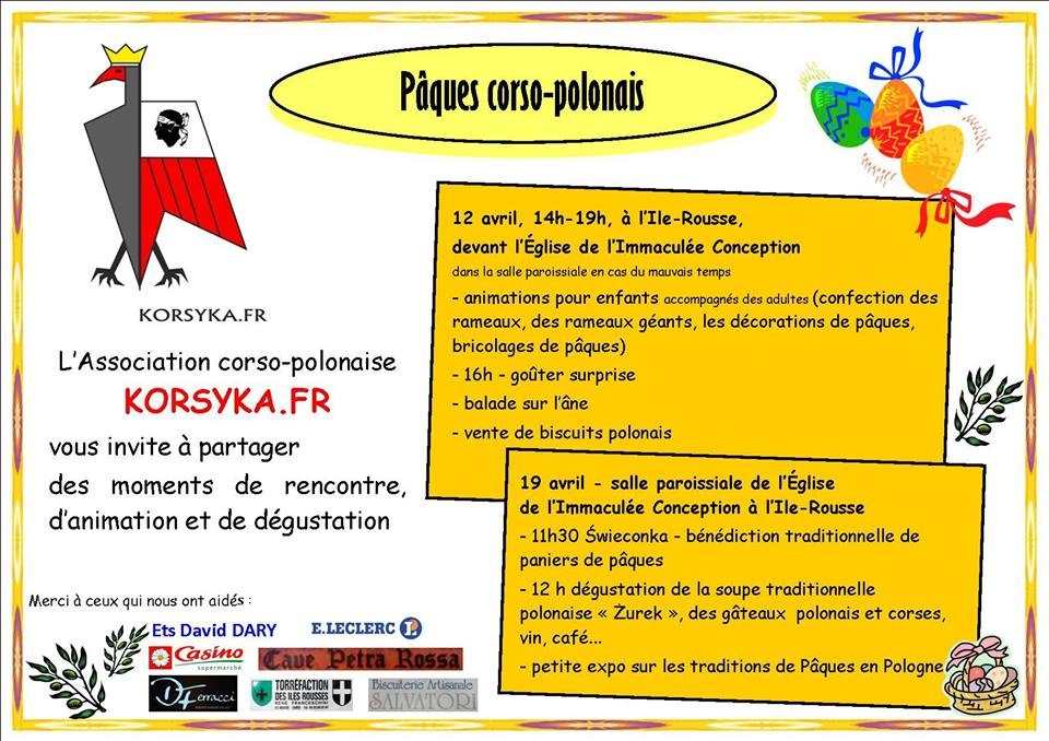 L'Ile-Rousse : Korsyka.fr célèbre Pâques 