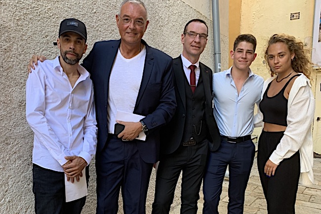 Producteurs, auteurs, réalisateurs, actrice et acteur de "Au-delà des promesses" présenté à Bastia