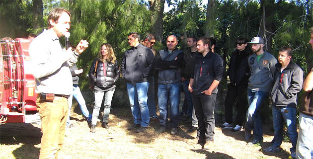 Renaud Cavalier, conseiller machinisme à la Chambre d'Agriculture du Gard