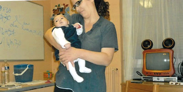 Miah, une petite fille âgée de 4 mois et demi a été enlevée par sa mère au centre maternel de Nancy. (DR)