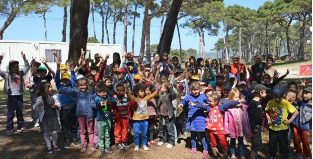 Rencontre entre le Centre aéré de Calvi et celui de Biguglia