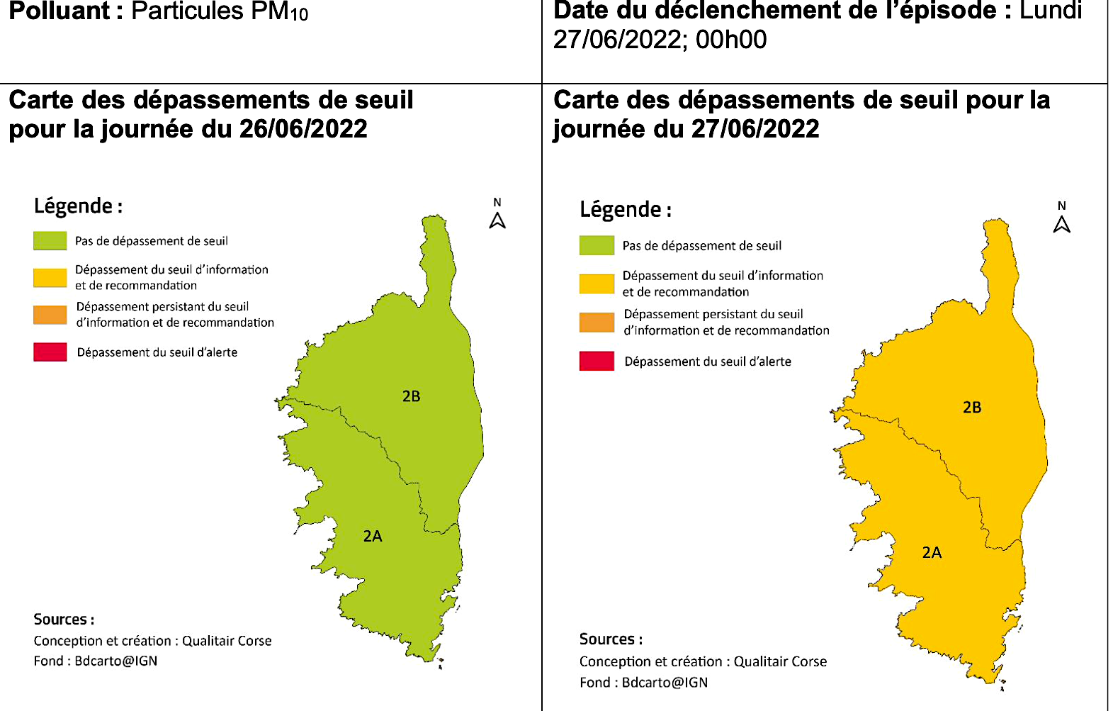 Corse : un nouvel épisode de pollution atmosphérique