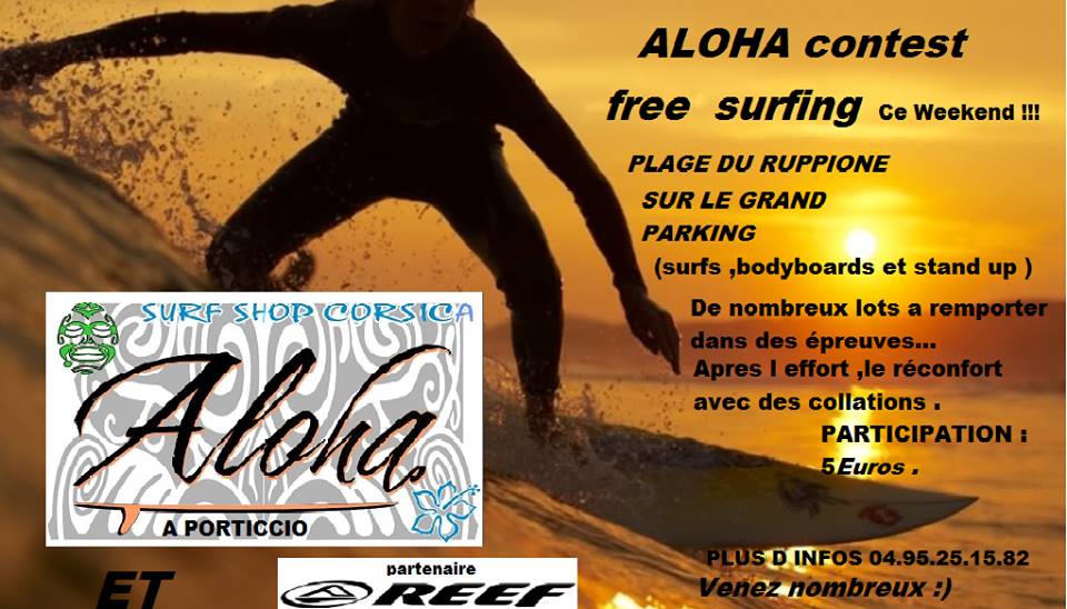 Aloha surf... plage du Ruppione